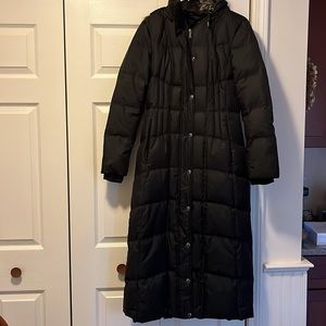 WOMENS London fog quilted long coat